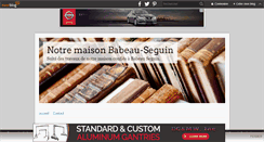 Desktop Screenshot of notremaisonbabeauseguindanslamarne.over-blog.fr
