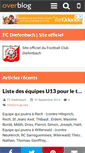 Mobile Screenshot of fcdiefenbach.over-blog.com