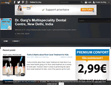 Tablet Screenshot of dentalclinic.over-blog.com