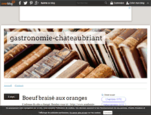 Tablet Screenshot of gastronomie-chateaubriant.over-blog.com