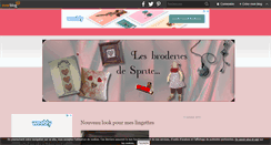 Desktop Screenshot of les-broderies-de-sprite.over-blog.com