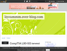 Tablet Screenshot of liyoummm.over-blog.com