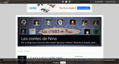 Desktop Screenshot of lescontesdenina.over-blog.com