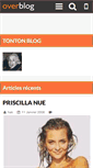 Mobile Screenshot of elastine.over-blog.com