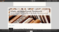 Desktop Screenshot of musulmans.over-blog.fr