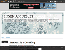 Tablet Screenshot of ingeniamuebles.over-blog.es