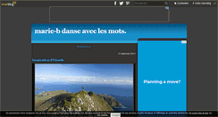 Desktop Screenshot of marie-b.over-blog.com
