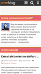 Mobile Screenshot of jeunescommunistes49.over-blog.com