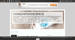 Desktop Screenshot of conquistador-space.over-blog.fr