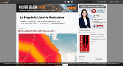Desktop Screenshot of musicalame.over-blog.fr