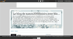 Desktop Screenshot of nanou2000loisirs.over-blog.com