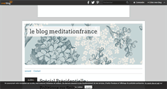 Desktop Screenshot of meditationfrance.over-blog.com