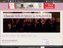 Tablet Screenshot of chorale-soletmido.over-blog.com