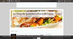 Desktop Screenshot of gourmandises-de-valou.over-blog.com