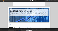 Desktop Screenshot of lemarketingenligne.over-blog.com