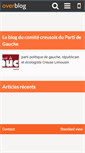 Mobile Screenshot of lepartidegauche23.over-blog.fr