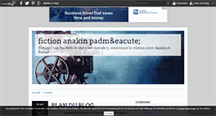 Desktop Screenshot of anakinpadmefiction.over-blog.com