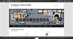 Desktop Screenshot of cathyscrap85.over-blog.com