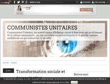 Tablet Screenshot of communistesunitaires.over-blog.com