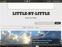 Tablet Screenshot of little-by-little.over-blog.com