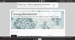 Desktop Screenshot of lesaiguillesdamelie.over-blog.com