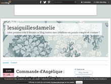 Tablet Screenshot of lesaiguillesdamelie.over-blog.com