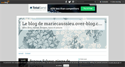 Desktop Screenshot of mariecaussieu.over-blog.com