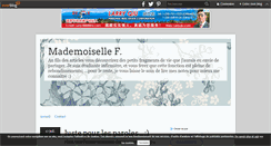 Desktop Screenshot of mademoiselle-f.over-blog.com