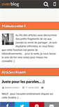 Mobile Screenshot of mademoiselle-f.over-blog.com