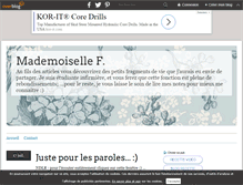 Tablet Screenshot of mademoiselle-f.over-blog.com