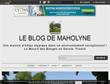 Tablet Screenshot of maholyne.over-blog.fr