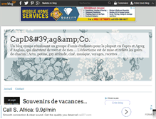 Tablet Screenshot of capdagandco.over-blog.com
