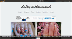 Desktop Screenshot of missanasnails.over-blog.fr