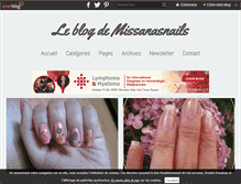 Tablet Screenshot of missanasnails.over-blog.fr