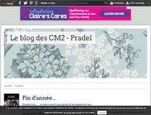 Tablet Screenshot of classecm2test.over-blog.fr