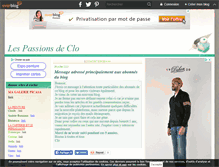 Tablet Screenshot of lespassionsdeclo.over-blog.com