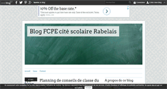 Desktop Screenshot of fcperabelais.over-blog.com