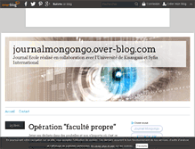 Tablet Screenshot of journalmongongo.over-blog.com