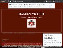 Tablet Screenshot of damienviguier.over-blog.com