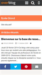 Mobile Screenshot of girard.over-blog.fr