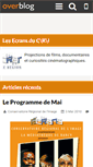 Mobile Screenshot of ecrans.over-blog.fr