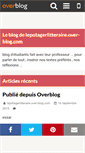 Mobile Screenshot of lepotagerlitteraire.over-blog.com