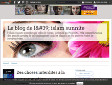 Tablet Screenshot of islamsunnite.over-blog.com