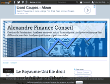 Tablet Screenshot of alexandrefinanceconseil.over-blog.com