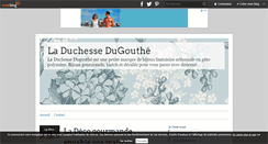 Desktop Screenshot of laduchessedugouthe.over-blog.com
