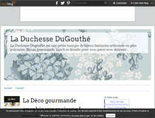 Tablet Screenshot of laduchessedugouthe.over-blog.com