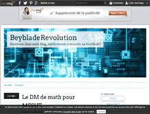 Tablet Screenshot of beybladerevolution.over-blog.fr
