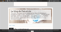 Desktop Screenshot of fais-et-ris.over-blog.fr