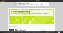 Desktop Screenshot of lebensgestaltung.over-blog.com