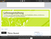 Tablet Screenshot of lebensgestaltung.over-blog.com